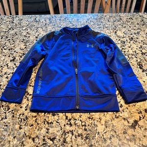 Under armor zip up sweater boys size 6